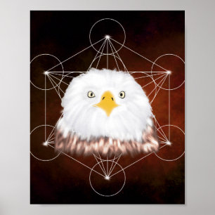 Affiche aigle metatron
