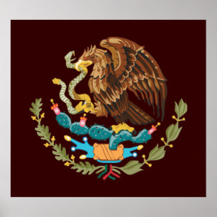 Affiche Aigle mexicain