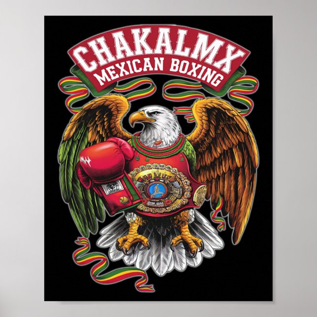 Affiche Aigle mexicain - Boxeo Mexicano (Devant)