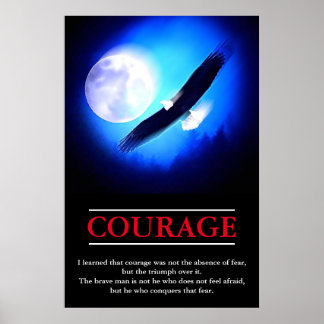 Affiche Aigle Motivational Courage Pop Art Inspiration