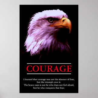 Affiche Aigle Motivational Courage Pop Art Inspiration
