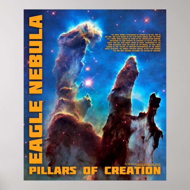Affiche Aigle Nebula - Les piliers de la création (Devant)