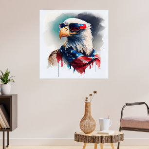 Affiche Aigle patriotique