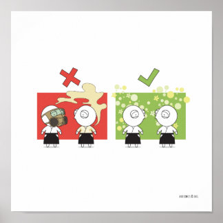 Affiche Aikido - Dojo Règle #1