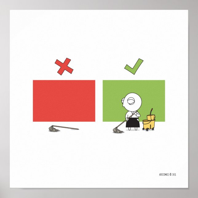 Affiche Aikido - Dojo Règle #6 (Devant)