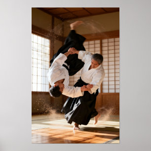 Affiche Aikido japonais