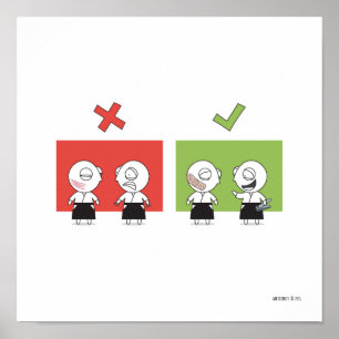 Affiche Aikido - règle #2 de Dojo