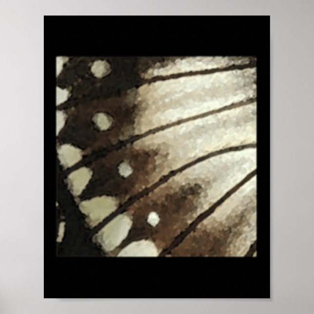 Affiche Aile De Papillon Nature Amateurs Effets Sticker (Devant)