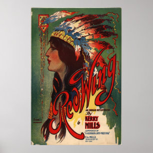 Affiche aile rouge
