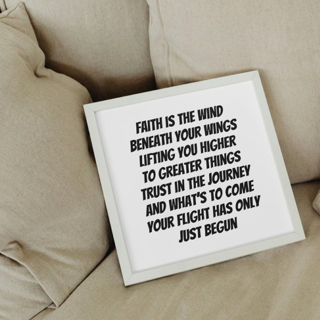 Affiche Ailes de la foi inspiré mini poème (Créateur téléchargé)