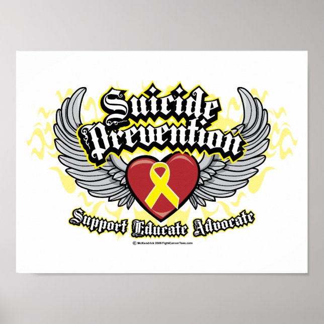 Affiche Ailes de prévention du suicide (Devant)