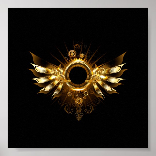 Affiche Ailes de Steampunk (Devant)