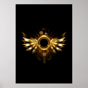Affiche Ailes de Steampunk