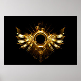 Affiche Ailes de Steampunk