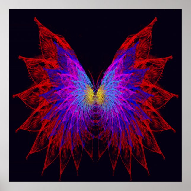 Affiche Ailes papillon (Devant)