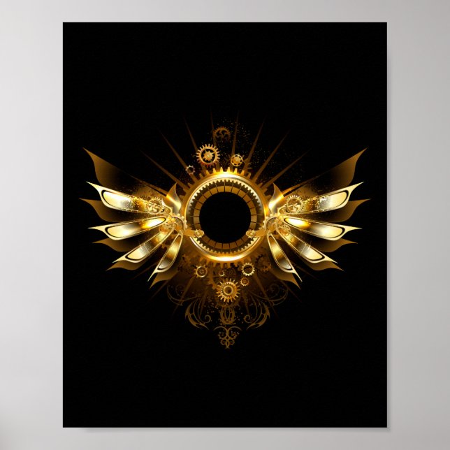 Affiche Ailes steampunk (Devant)
