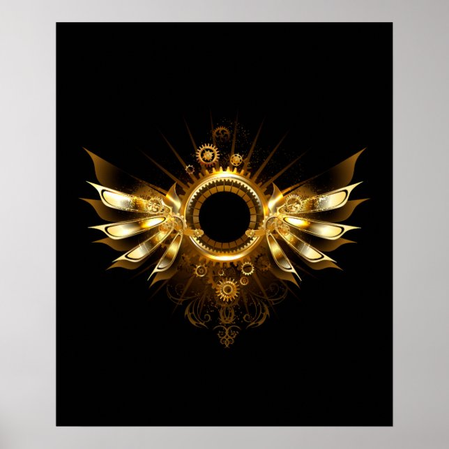 Affiche Ailes Steampunk (Devant)