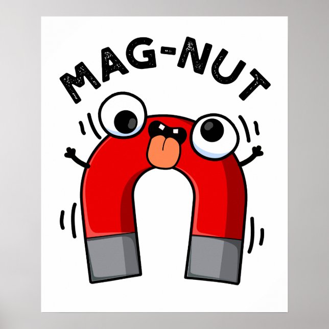 Affiche Aimant drôle de jeu de mots sur les noix (Devant)