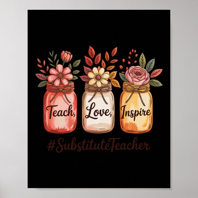 Affiche Aime Inspirer Enseigne Pot Retour à l'école Rempla (Devant)