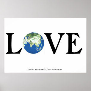 AFFICHE AIME LA TERRE