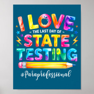 Affiche Aime le dernier jour de tests d'état drôle