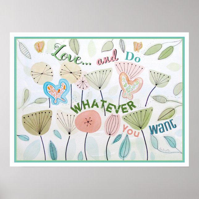 Affiche Aimer et respecter la sagesse Citation de l'affich (Devant)