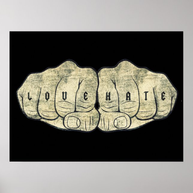 Affiche Aimer & haïr le tatouage (Devant)