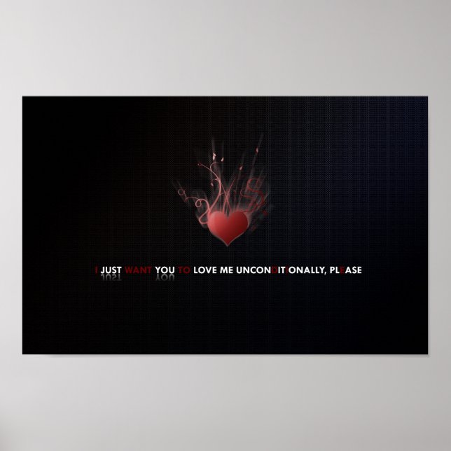 Affiche Aimer Imprimer sans condition (Devant)