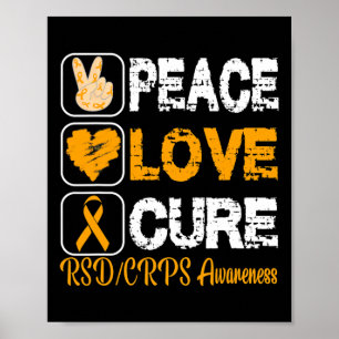 AFFICHE AIMER LA PAIX CURE RSD SENSIBILISATION DES CRPS