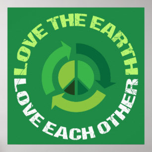 Affiche Aimer la Terre S'aimer l'un l'autre