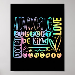 Affiche Aimer l'avocat Soutien Accepter être gentil