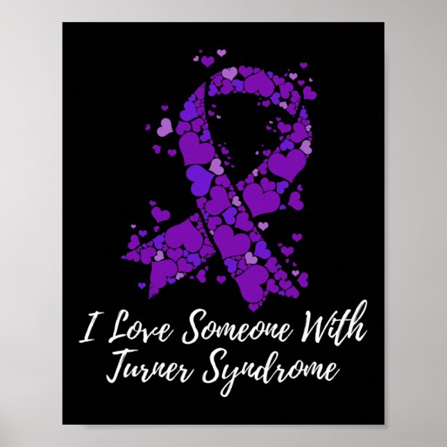 Affiche Aimez quelqu'un avec la sensibilisation au syndrom (Devant)