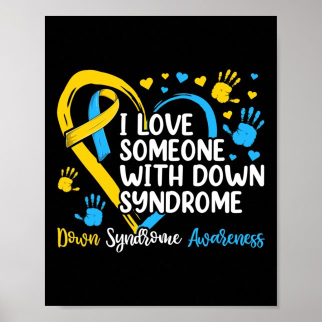Affiche Aimez Quelqu'Un Avec Le Syndrome De Down S (Devant)