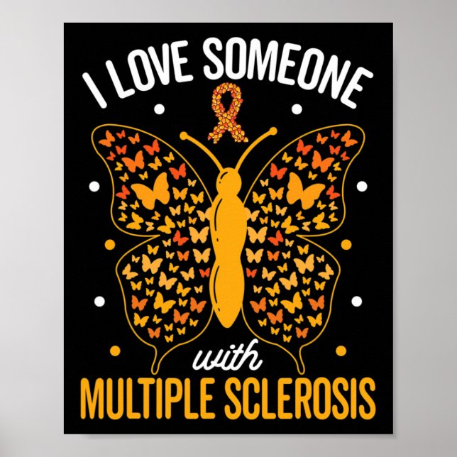 Affiche Aimez Quelqu'Un Avec Sclérose En Plaques Multiples (Devant)