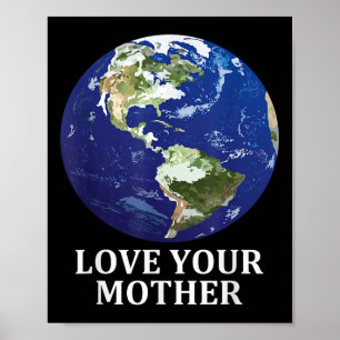 Affiche Aimez votre mère Terre - Jour des terres 50e Anniv