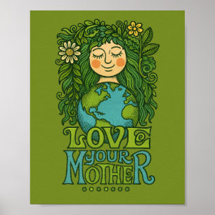 Affiche Aimez votre Terre Mère