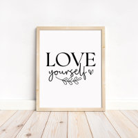 Aimez-vous - Motivation Bohème Minimaliste