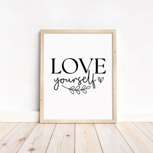 Affiche Aimez-vous - Motivation Bohème Minimaliste