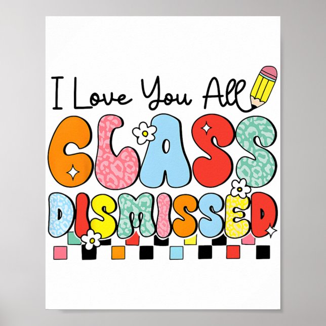 Affiche Aimez-Vous Tous Cl Rejeté Dernier Jour D'Enseignem (Devant)