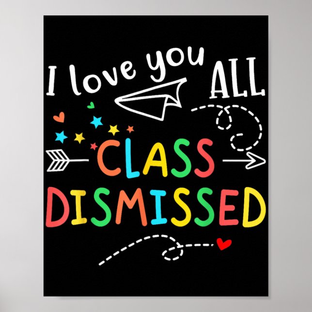 Affiche Aimez-Vous Tous Cl Rejeté Dernier Jour D'Enseignem (Devant)