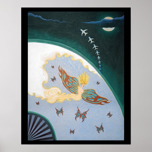 Affiche "Air (après Erte)" (Devant)