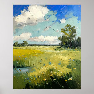 Affiche Air Fleur sauvage Meadow Fine Art