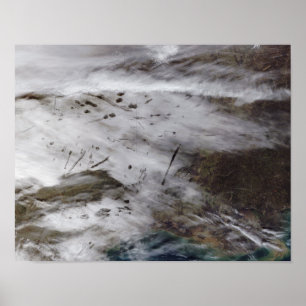 Affiche Aircraft dissipation trails