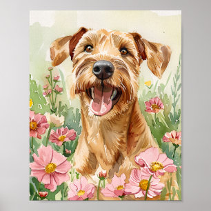 Affiche Airedale Terrier Dog Art - Watercolor Wall Impress