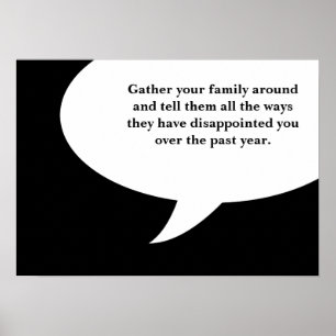 Affiche airing of grievances festivus rules