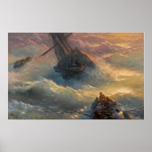 Affiche Aivazovsky - Abandon du navire