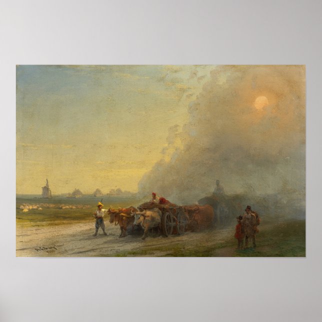 Affiche Aivazovsky - Carte Ox (Devant)