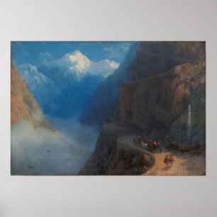 Affiche Aivazovsky - De Milli À Gudauri 1868
