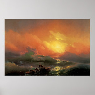 Affiche Aivazovsky, Ivan - La Neuvième Vague
