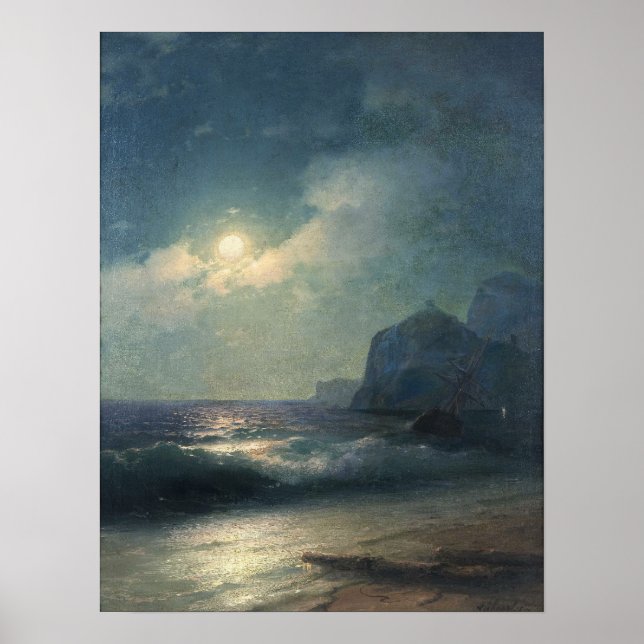 Affiche Aivazovsky - naufrage (Devant)